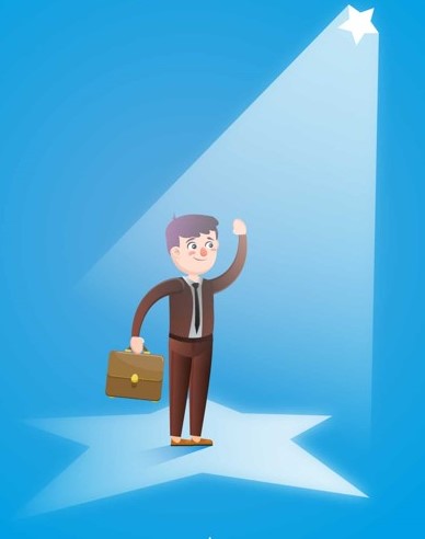  a man holding a briefcase